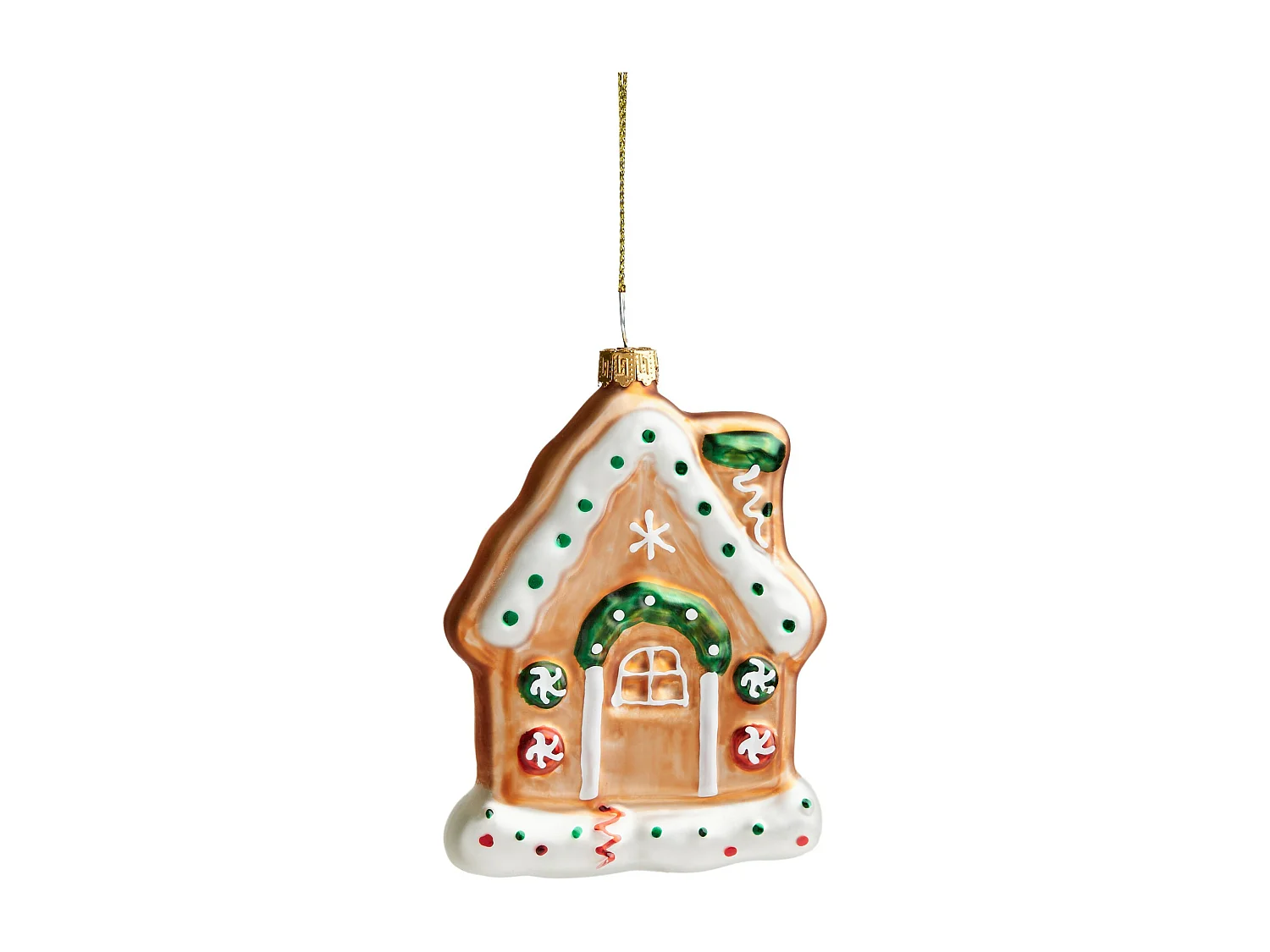 Glaskugel Casani mittelbraun 11 x 2 x 7