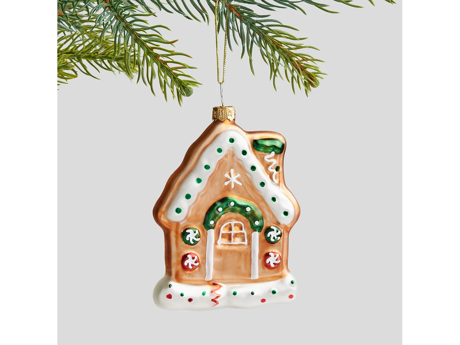 Glaskugel Casani mittelbraun 11 x 2 x 7