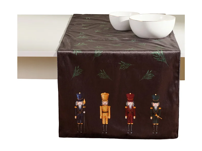 Tischläufer Soldis dunkelgrün 40x180