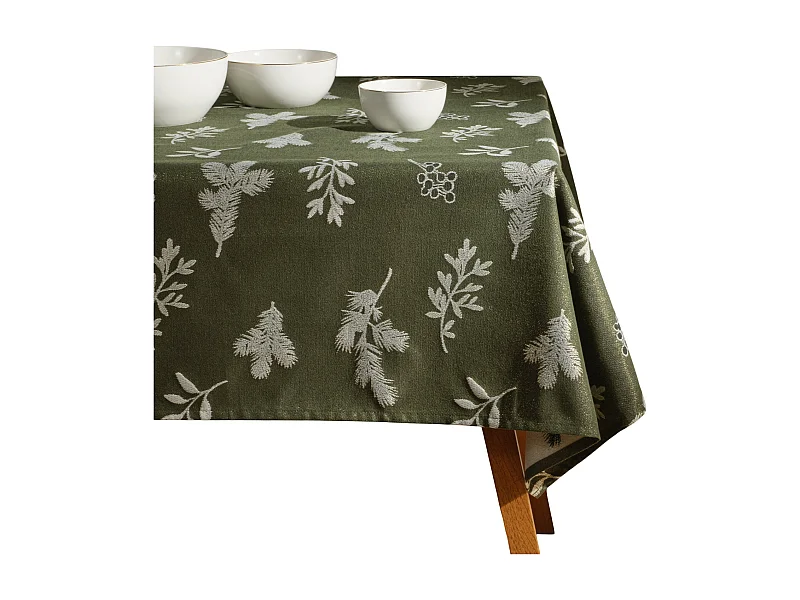 Tischtuch Novie Dunkelgrün 130x180