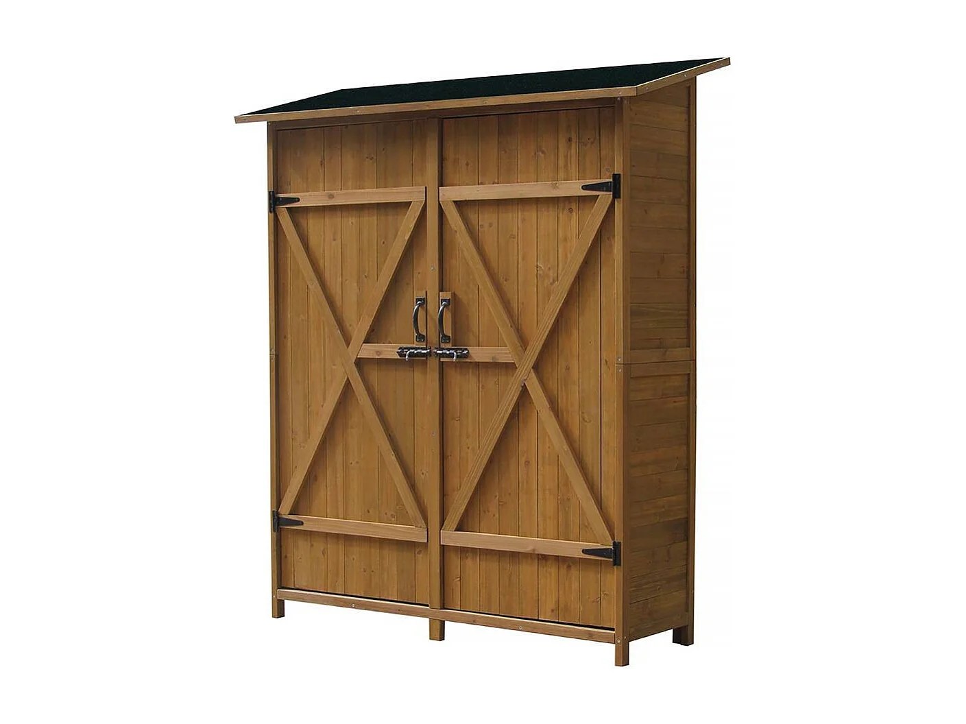Armoire de jardin "Espacio" - 140 x 49 x 162 cm - Marron