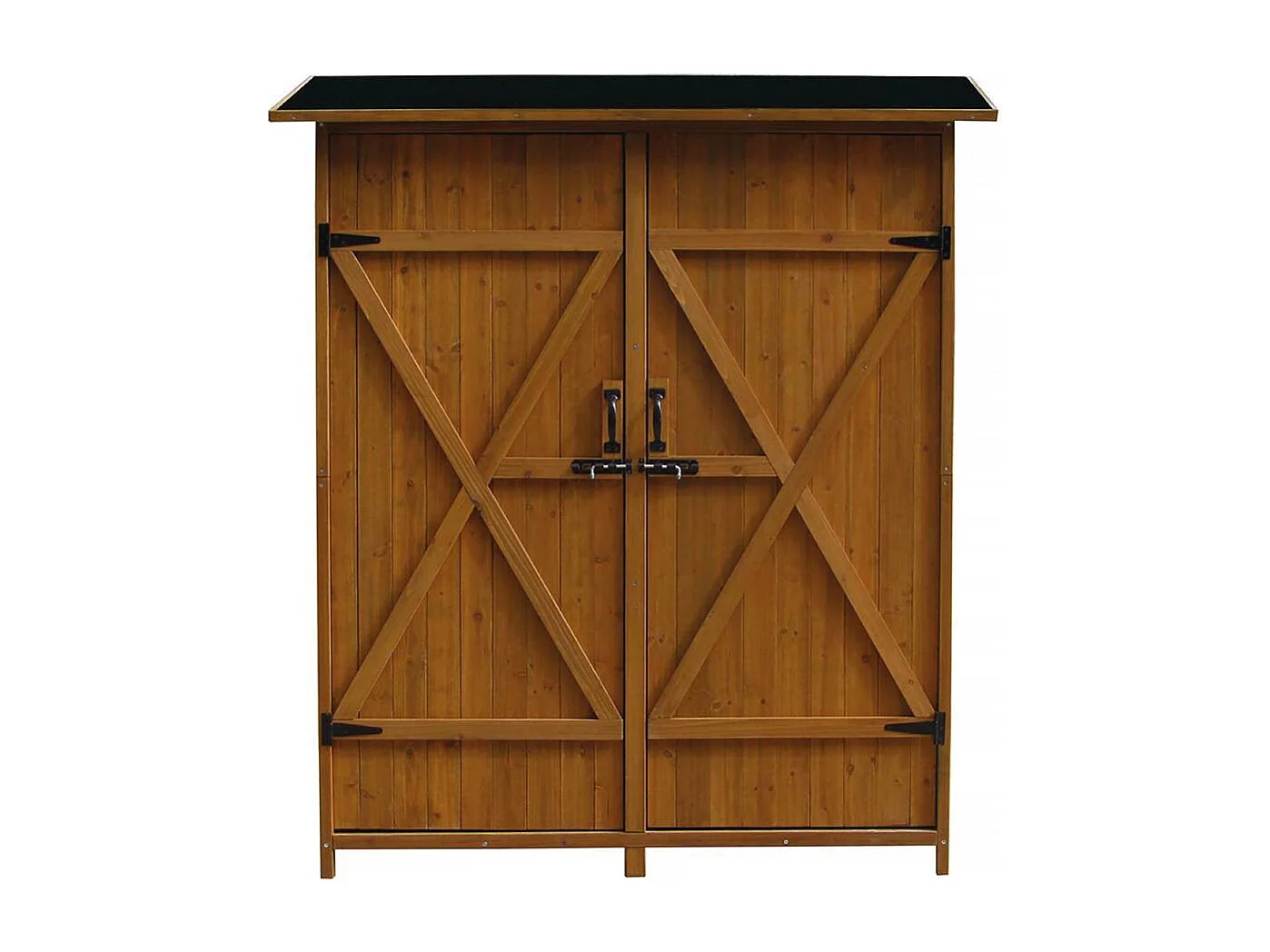 Armoire de jardin "Espacio" - 140 x 49 x 162 cm - Marron