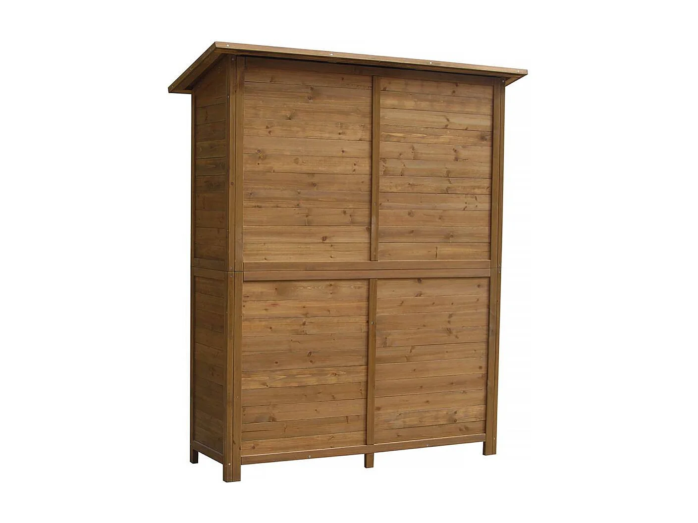 Armoire de jardin "Espacio" - 140 x 49 x 162 cm - Marron