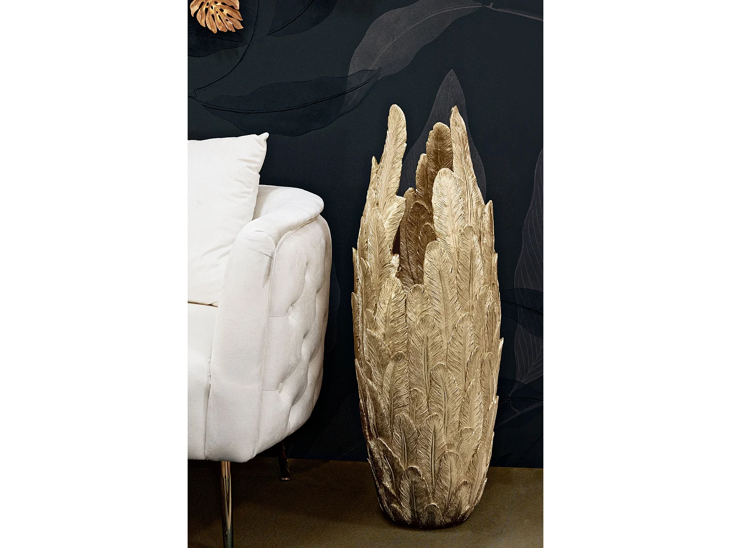 Federvase cm 34,5 x 34 x 91