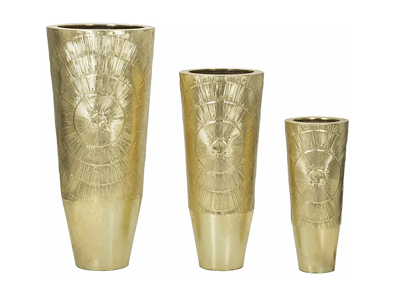 Maceta Goldely Tris cm Ø50.8x114.9-40x92.7-29.8x70.5