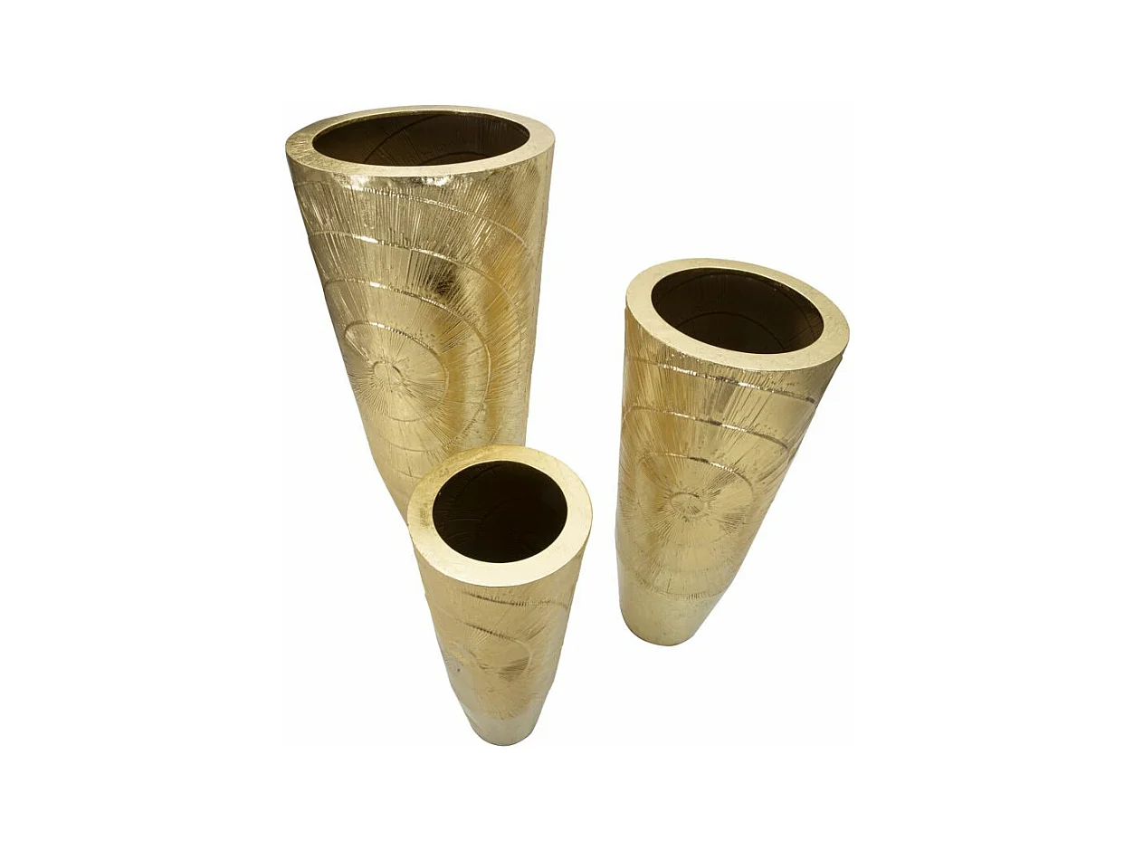 Doniczka Goldely Tris cm Ø50,8X114,9-40X92,7-29,8X70,5