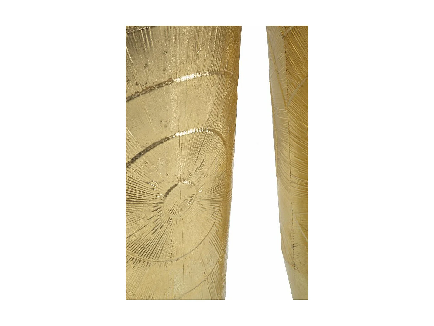 Lot de 3 Vases en Métal "Goldely" 114cm Or