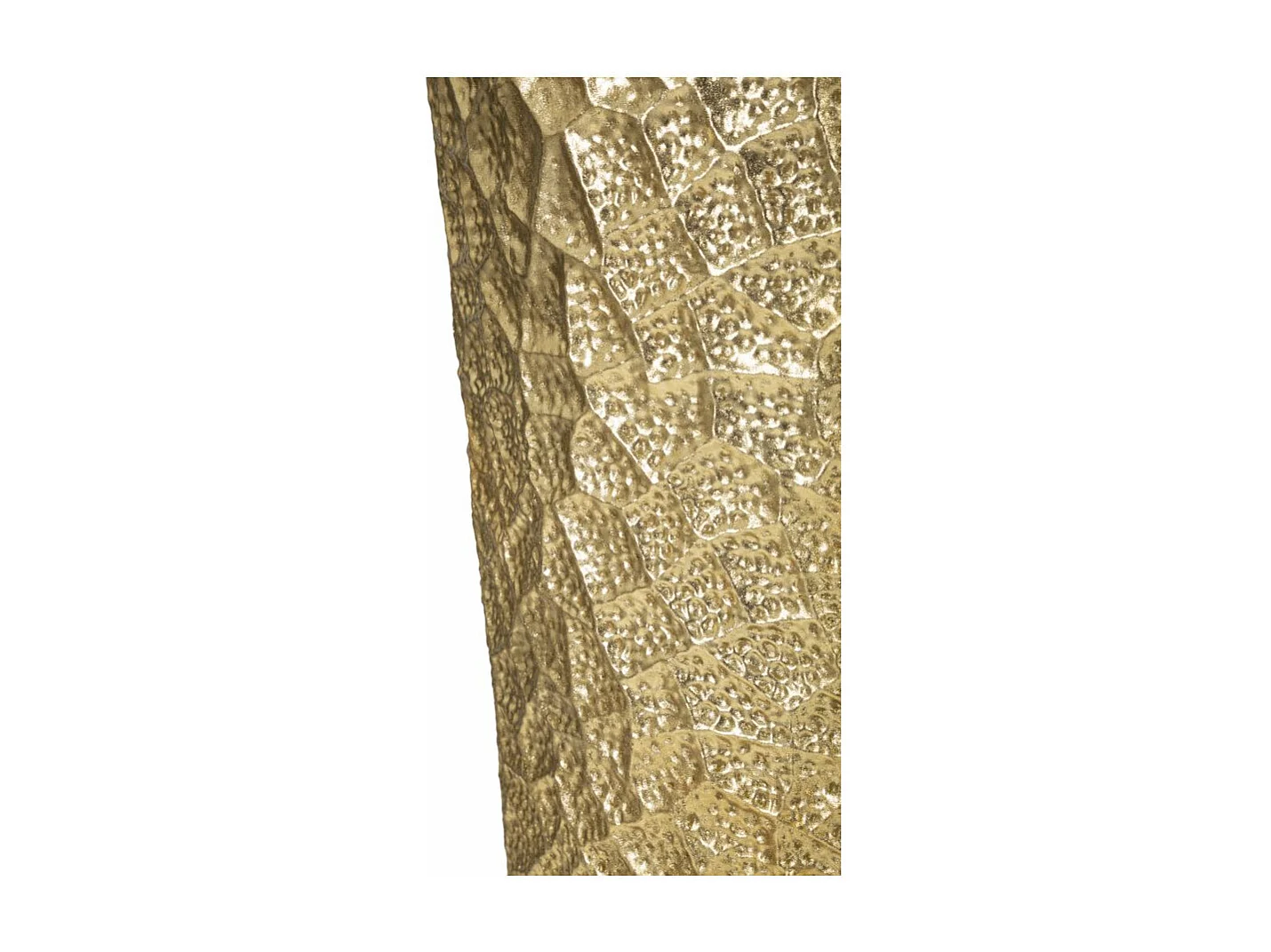 Lot de 3 Vases en Métal "Glasy" 114cm Or