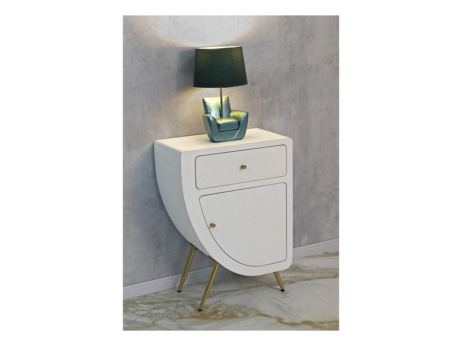 HOOG NACHTTAFEL VENUS 60X32X79 CM