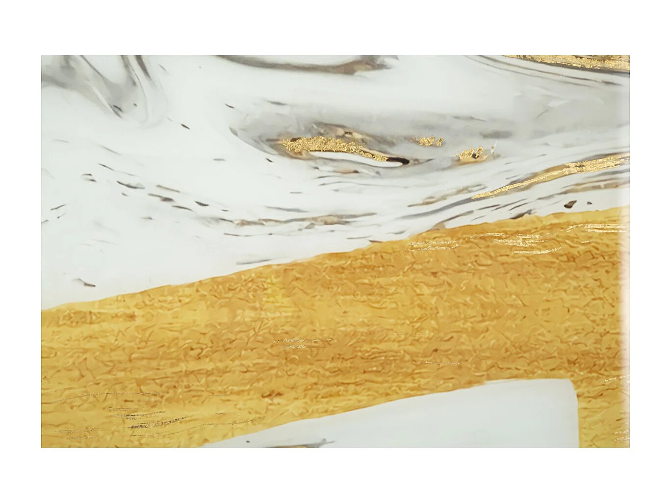 Tableau Déco en Verre "Ghostly" 80x120cm Multicolore