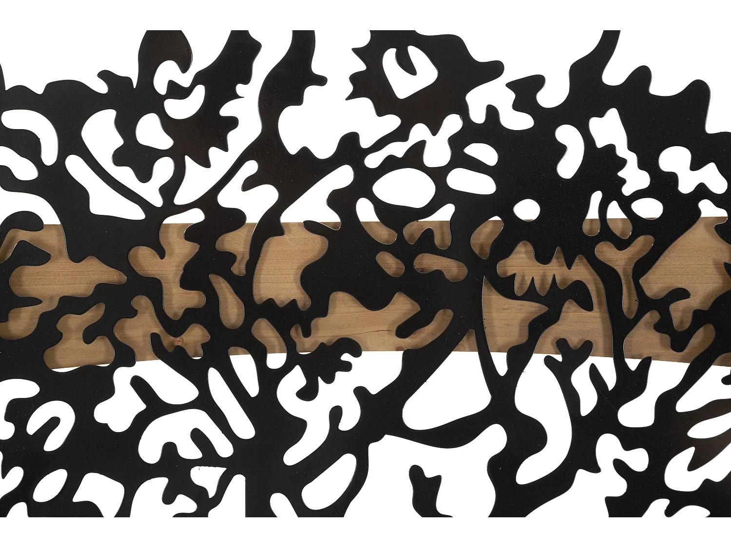 PANNEAU MURAL ARBRE FER ET BOIS SET 3PCS CM 176X2X90 (63X2X90-50X2X90)