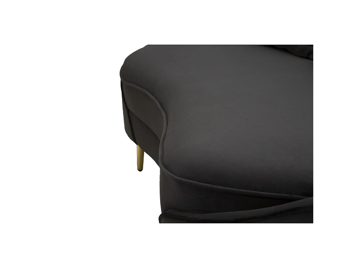 Divano 3 Posti Oslo Concuscini  Nero Cm 185X84X68