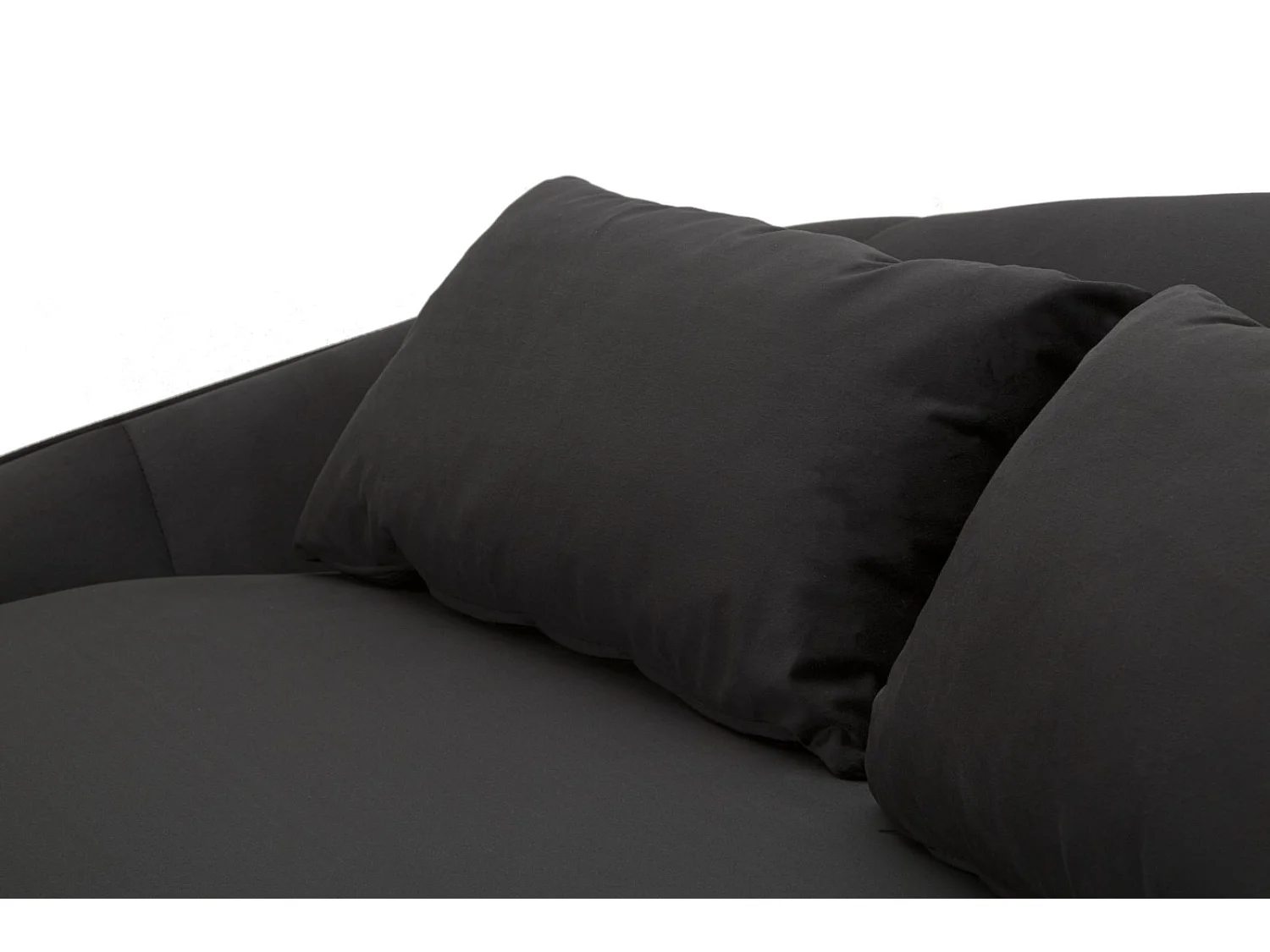 Divano 3 Posti Oslo Concuscini  Nero Cm 185X84X68