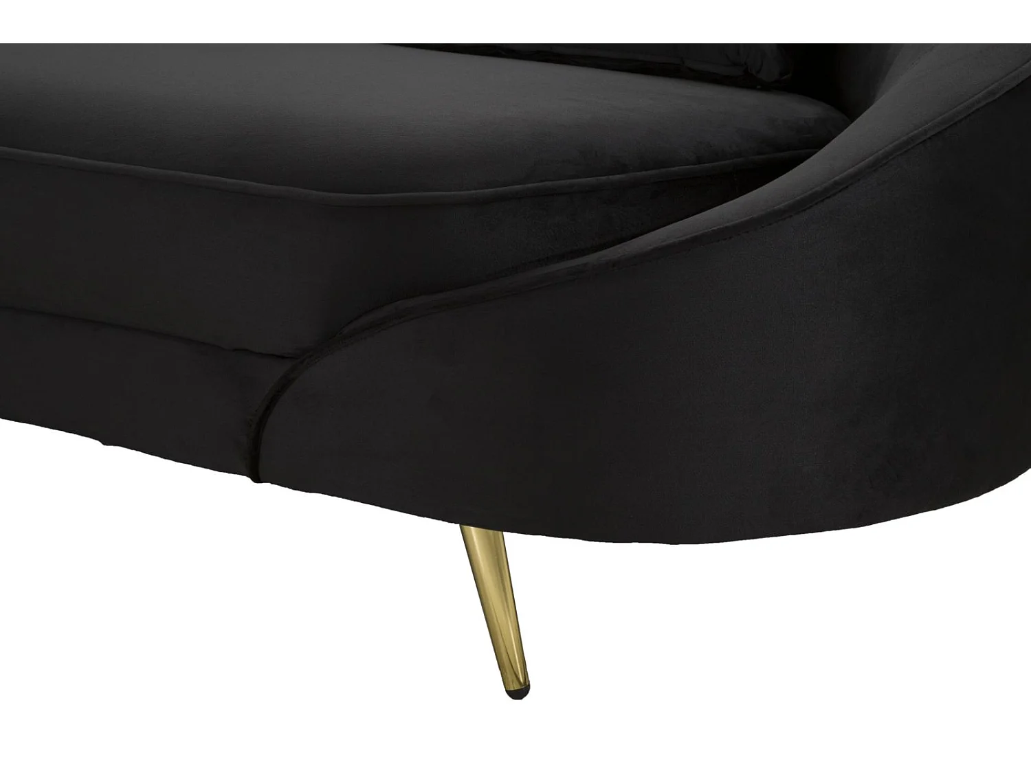 Divano 3 Posti Oslo Concuscini  Nero Cm 185X84X68