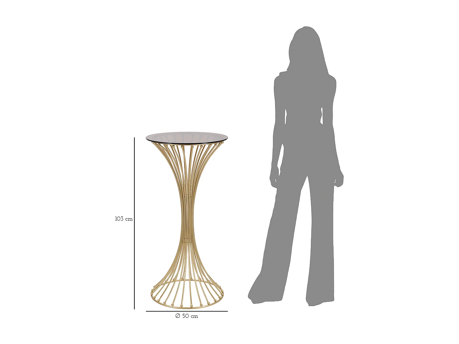 Centur Tisch Cm Ø50X103