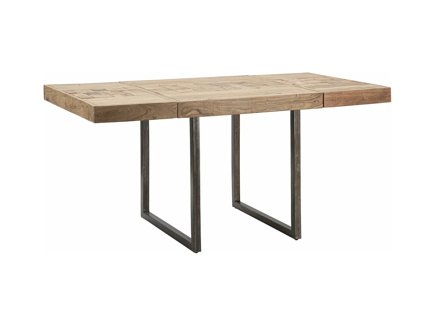 MUMBAI EETTAFEL ALL.CM 160X90X77-TOTAAL LENGTE 240 (NICOLITICA ACACIA)