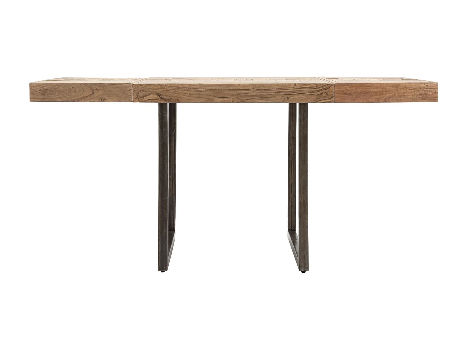 Table à Manger Extensible en Bois "Mumbai" 160-240cm Naturel
