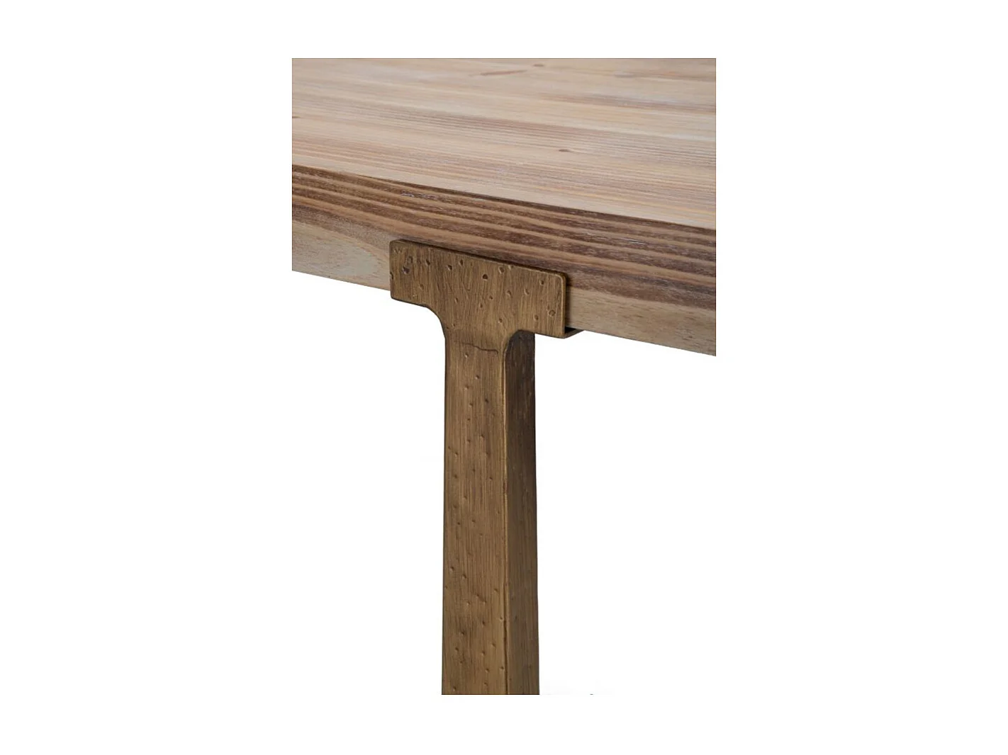 Table à Manger Effet Bois "Ankara" 150cm Naturel