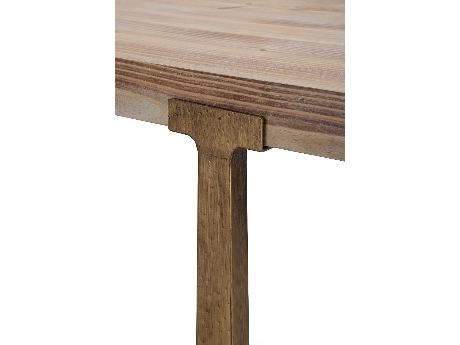 Table à Manger Effet Bois "Ankara" 150cm Naturel