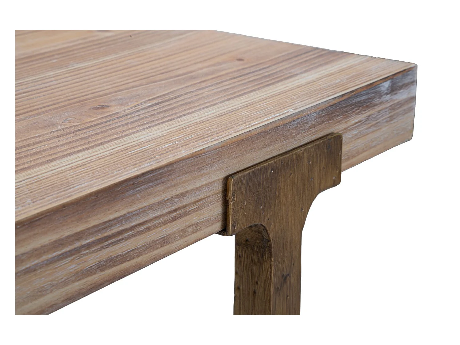 Table à Manger Carrée Effet Bois "Ankara" 80cm Naturel