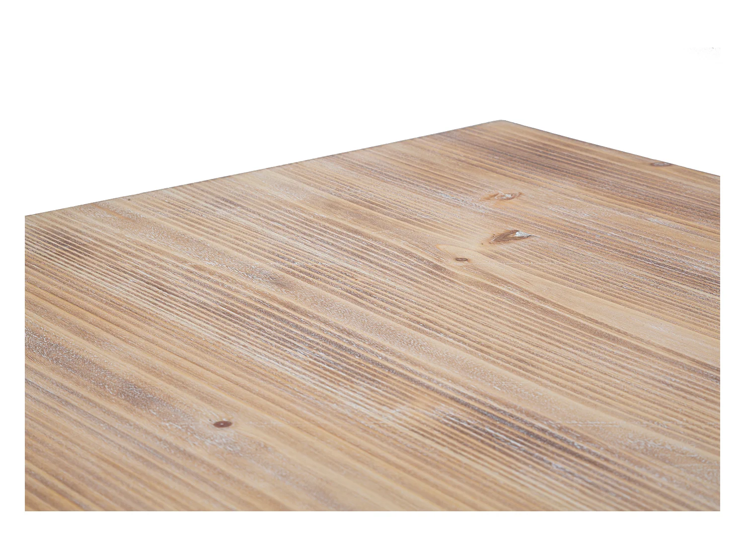 Table à Manger Carrée Effet Bois "Ankara" 80cm Naturel