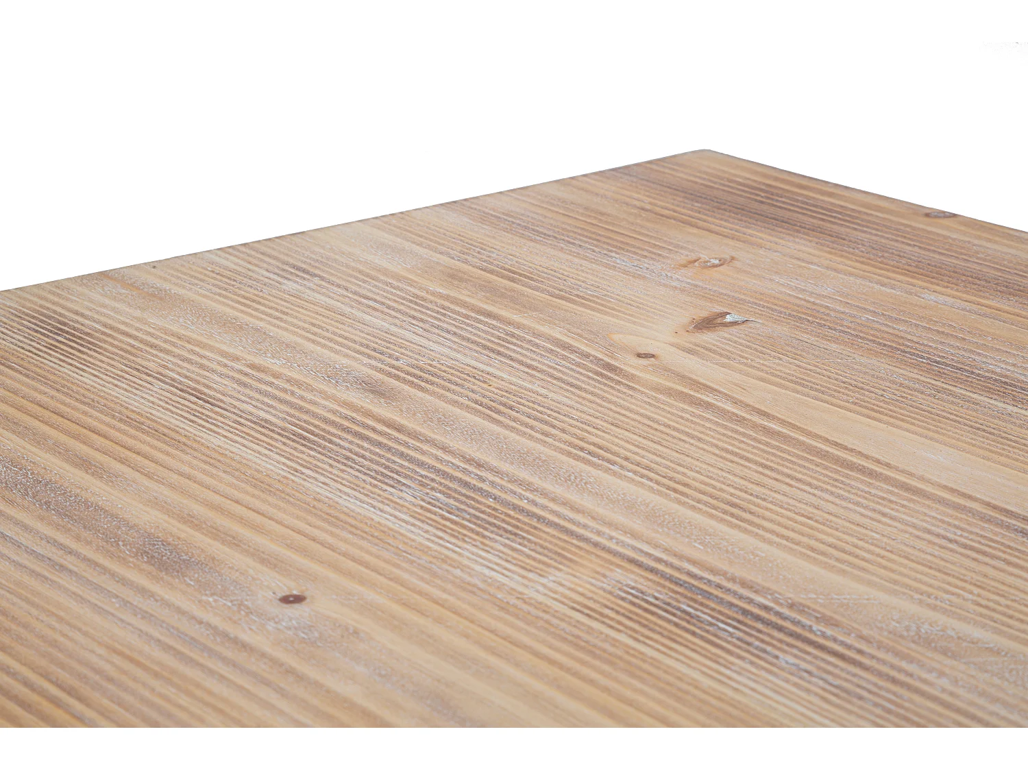 Table à Manger Carrée Effet Bois "Ankara" 80cm Naturel