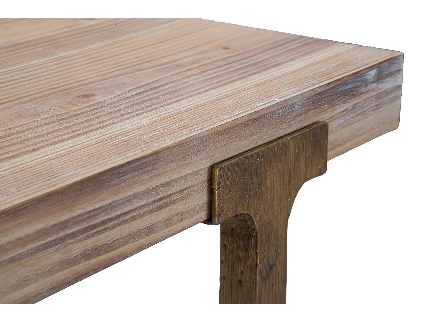 Table à Manger Carrée Effet Bois "Ankara" 80cm Naturel