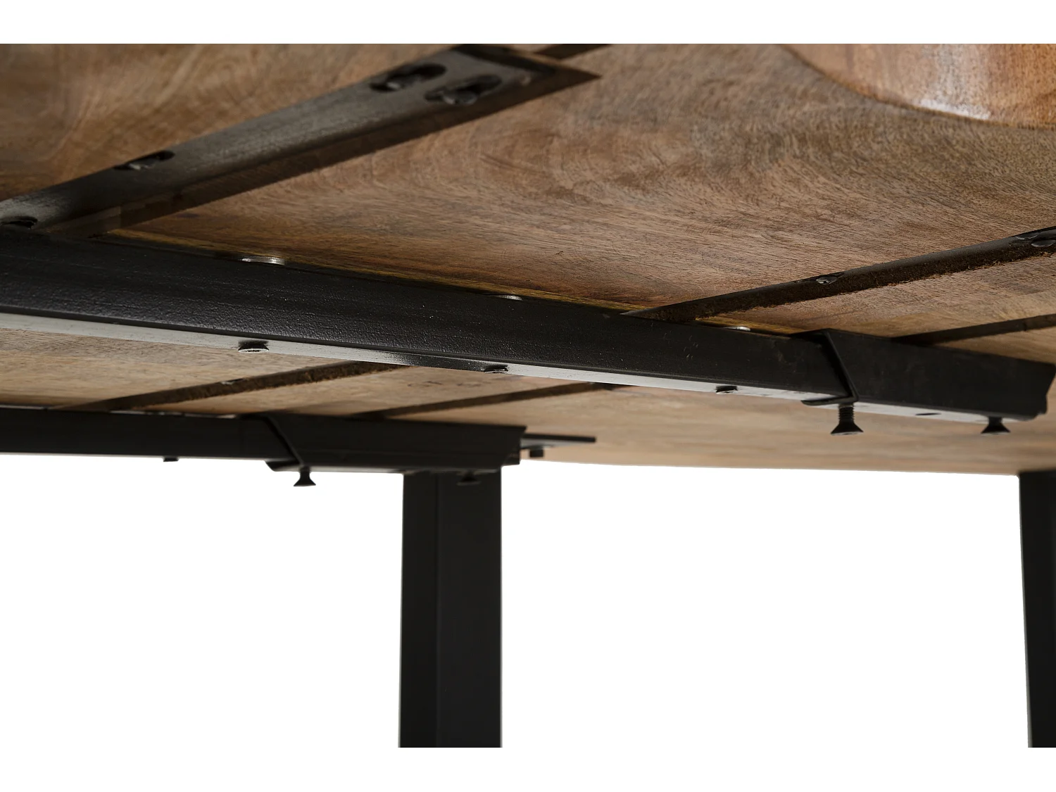 EDGE ALL. ESSTISCH. CM 180X90X77-GESAMTLÄNGE 280 (MANGOHOLZ)