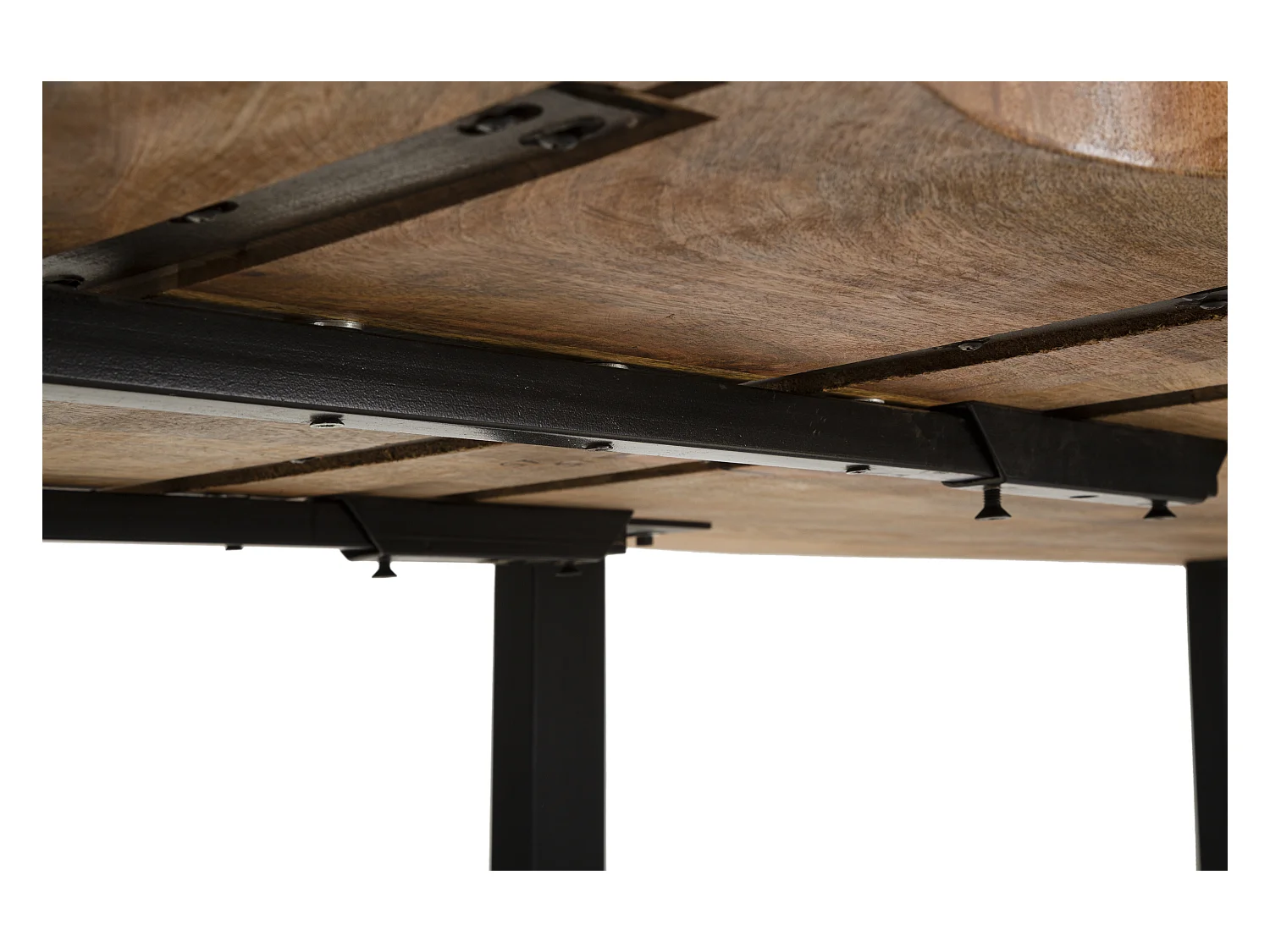 Table à Manger Extensible en Bois "Mango" 180-280cm Naturel