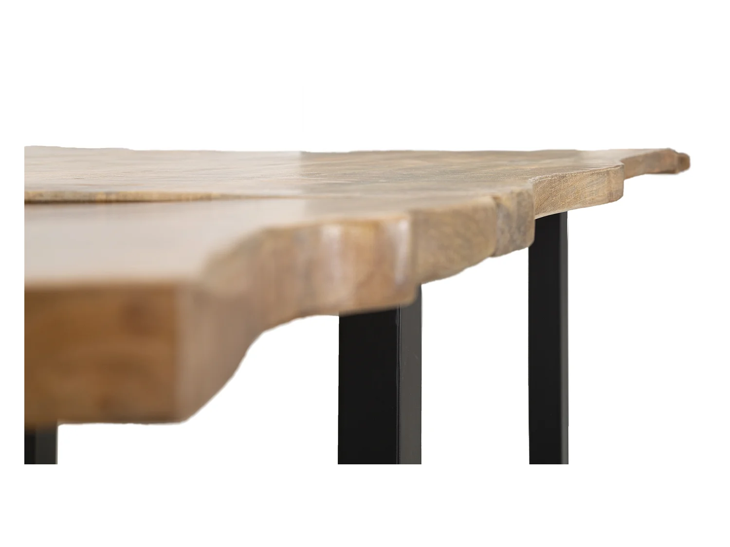 Table à Manger Extensible en Bois "Mango" 180-280cm Naturel