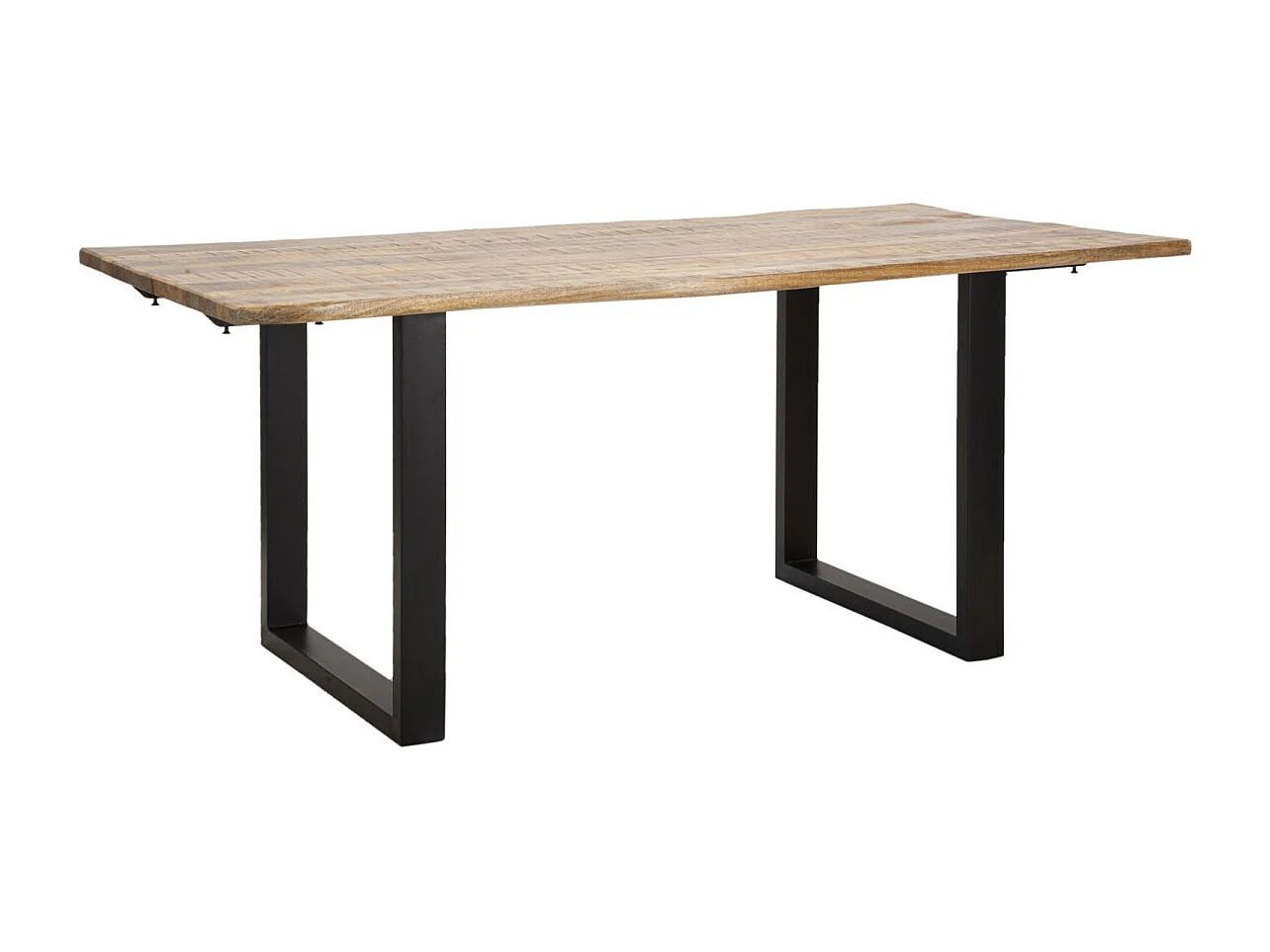 Table à Manger Extensible en Bois "Mango" 180-280cm Naturel