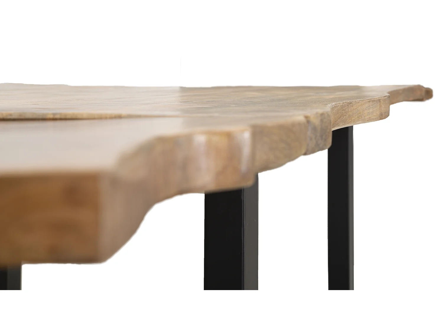 Table à Manger Extensible en Bois "Mango" 180-280cm Naturel