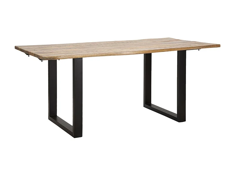 Table à Manger Extensible en Bois "Mango" 180-280cm Naturel