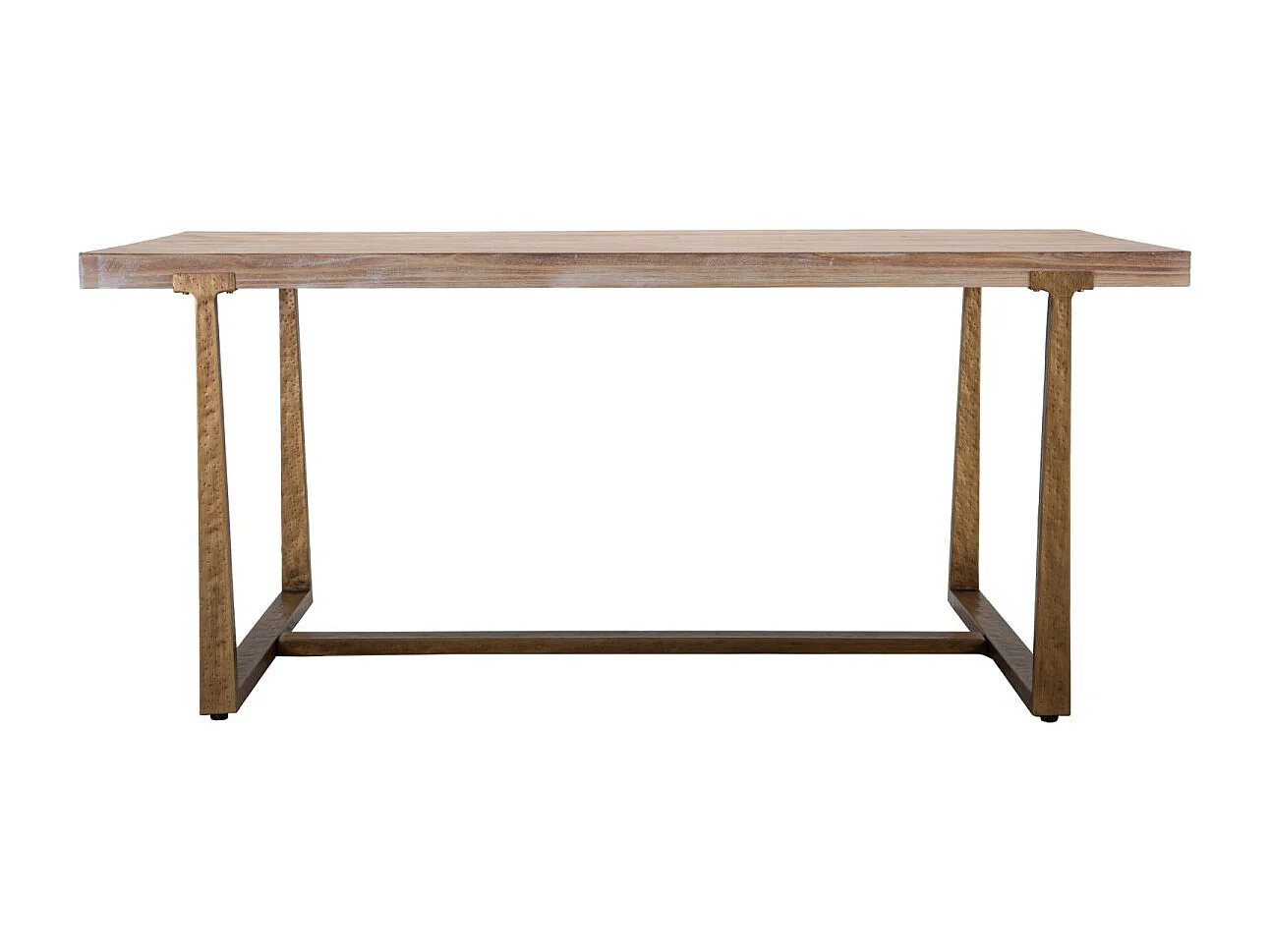 Table à Manger Effet Bois "Ankara" 180cm Naturel