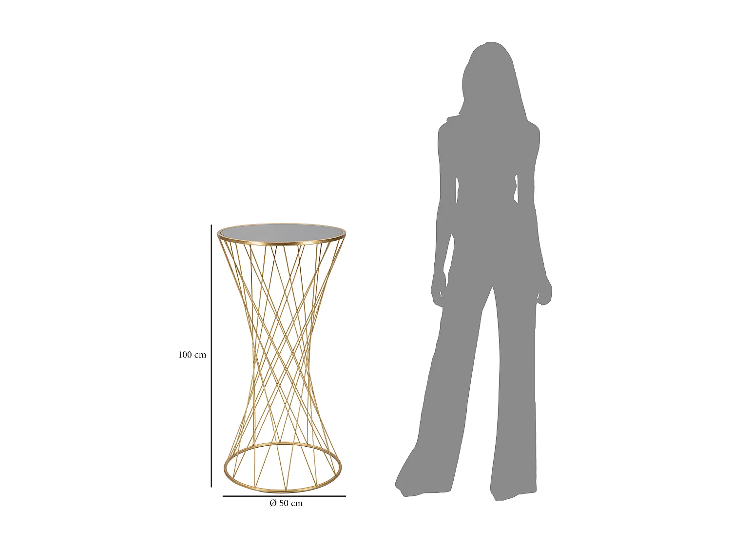 TABLE TOUR NOUVELLE CM d. 50X100