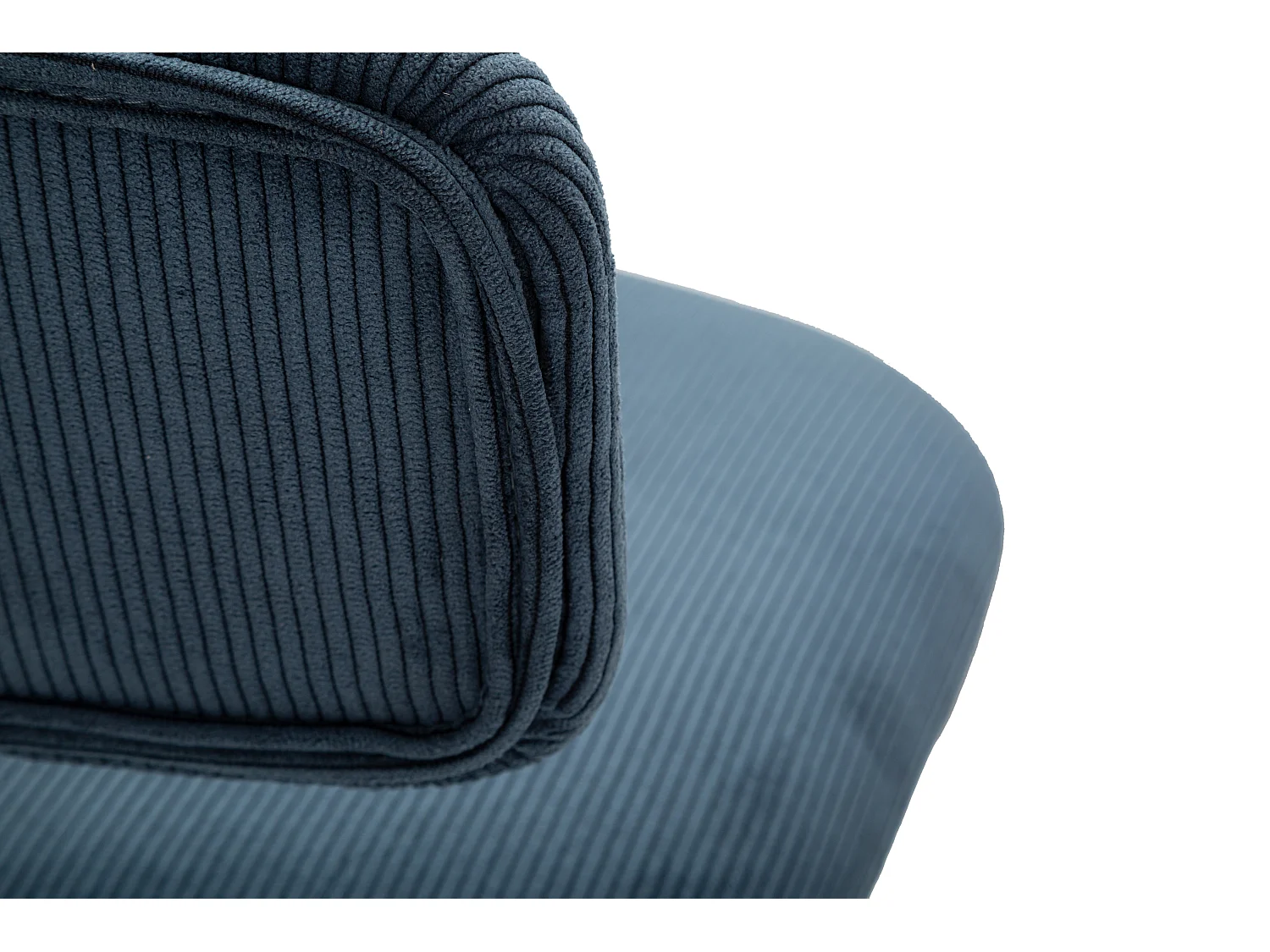 Lot de 2 Chaises de Bar Réglable "Destiny" 85-106cm Noir & Bleu