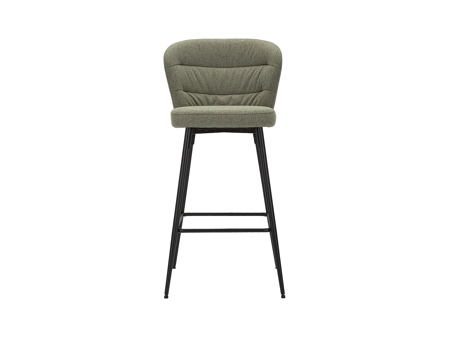 Sgabello Bar Losanna Verde Set 2 Pz Cm 52X59X108