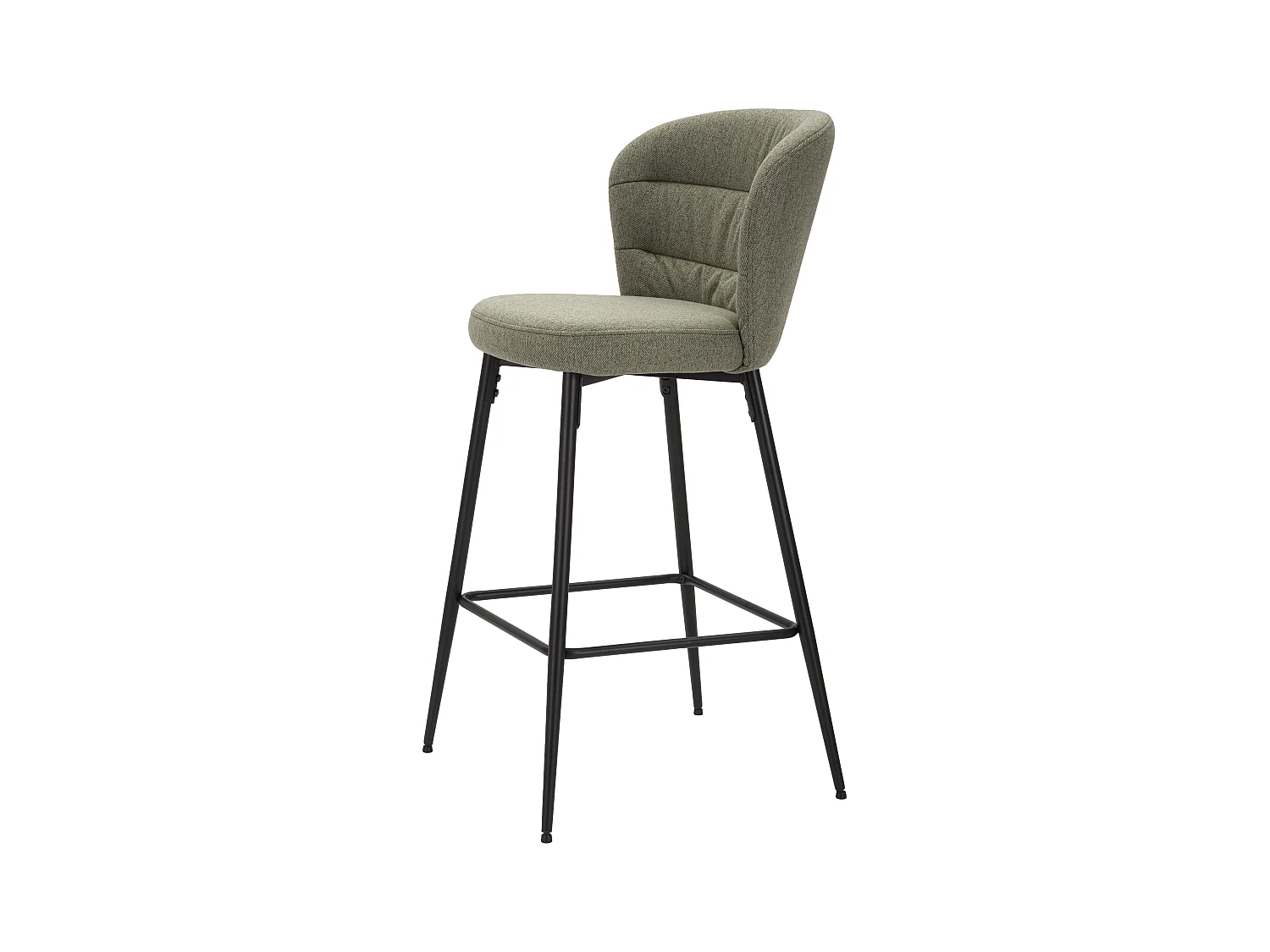 Sgabello Bar Losanna Verde Set 2 Pz Cm 52X59X108