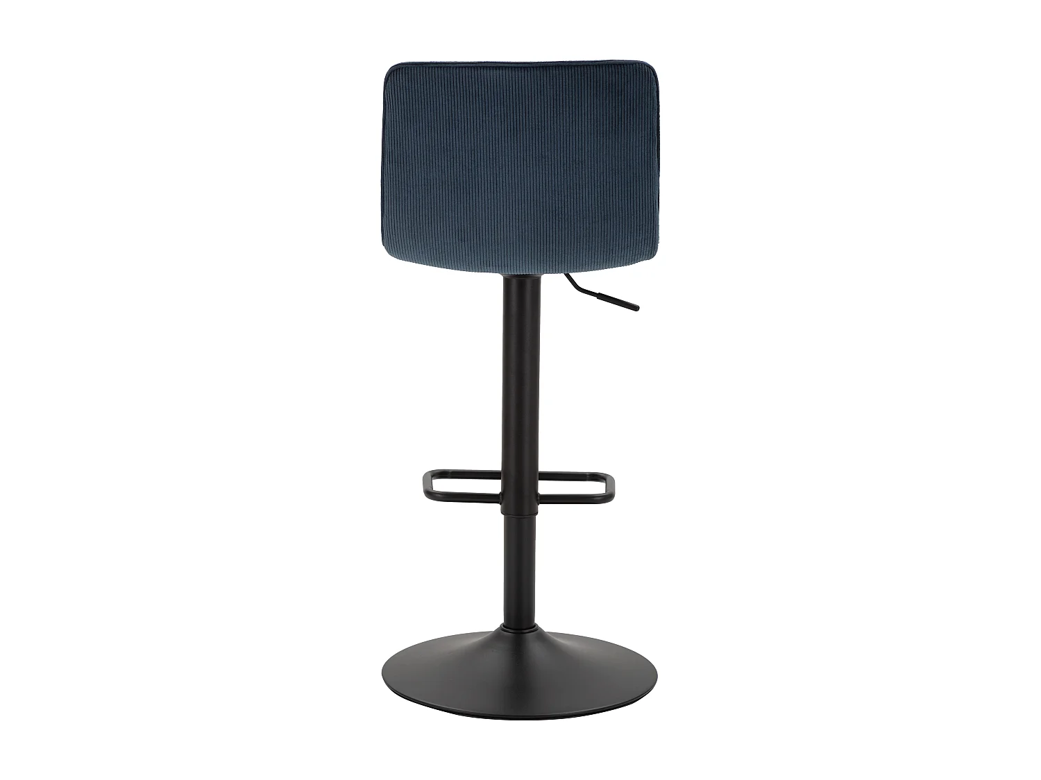 Lot de 2 Tabourets de Bar Réglable "Destiny" 85,5-107cm Noir & Bleu