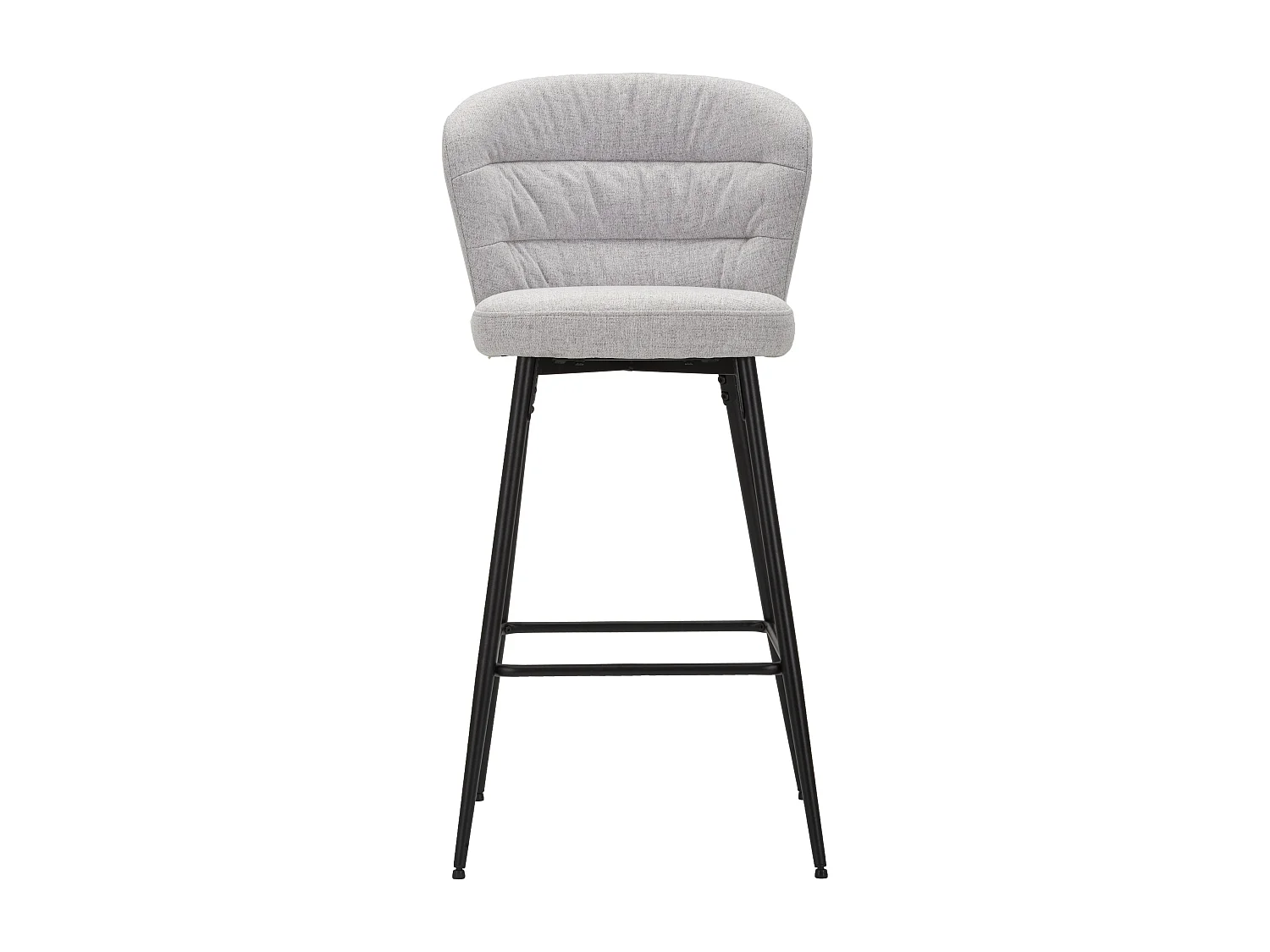 Lot de 2 Tabourets de Bar "Losanna" 108cm Gris