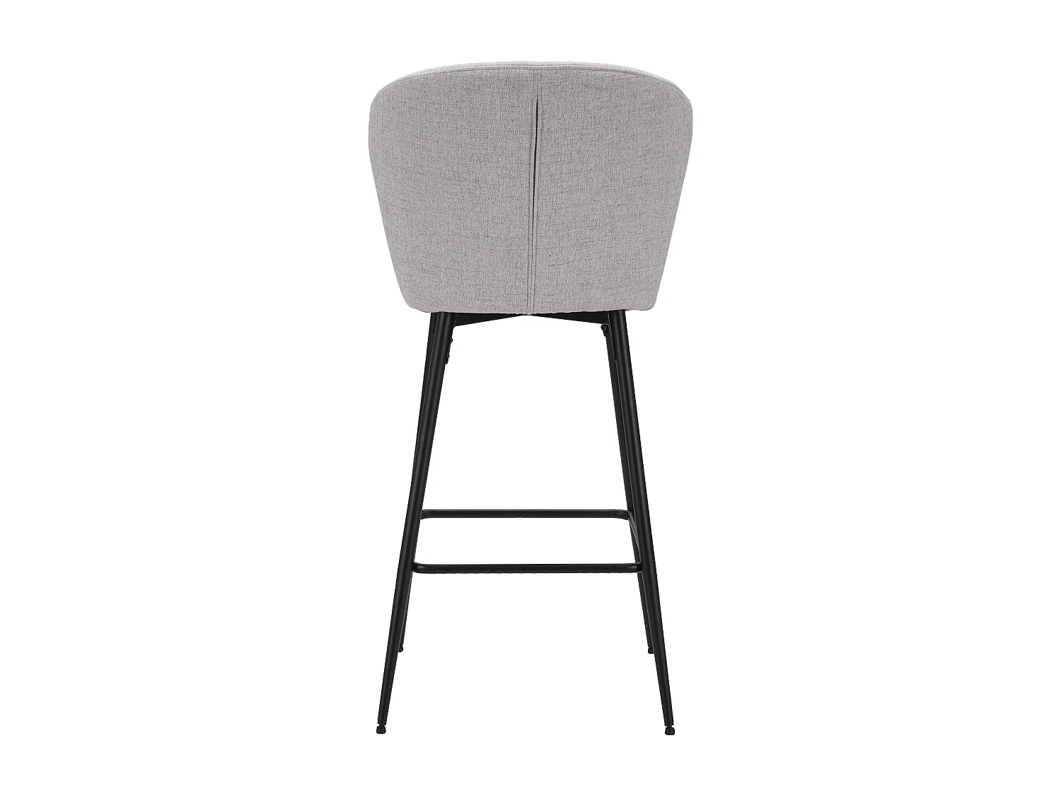 Lot de 2 Tabourets de Bar "Losanna" 108cm Gris
