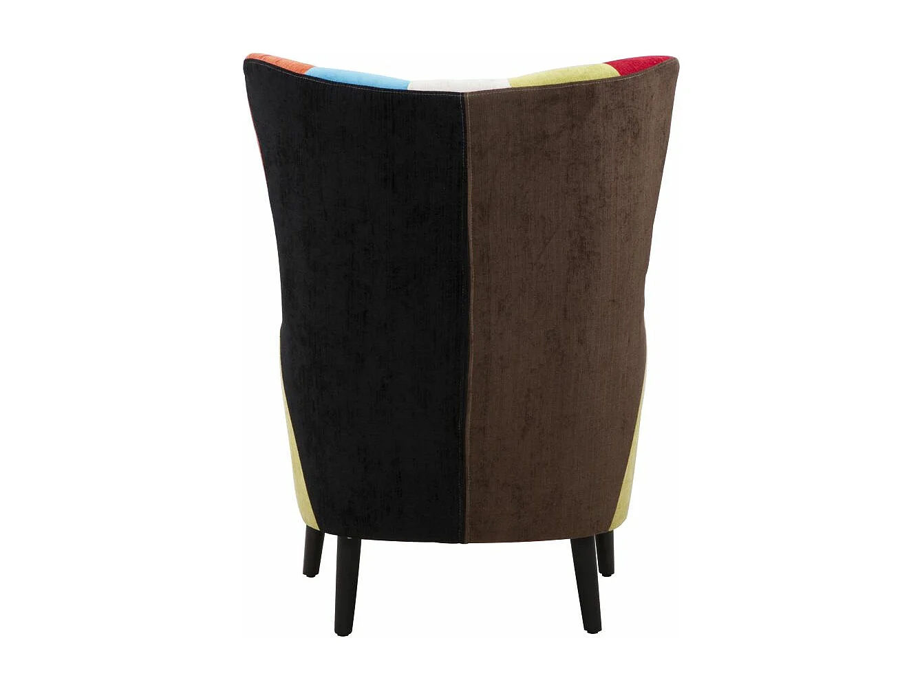 Fauteuil Design Patchwork "Impérial" 106cm Multicolore