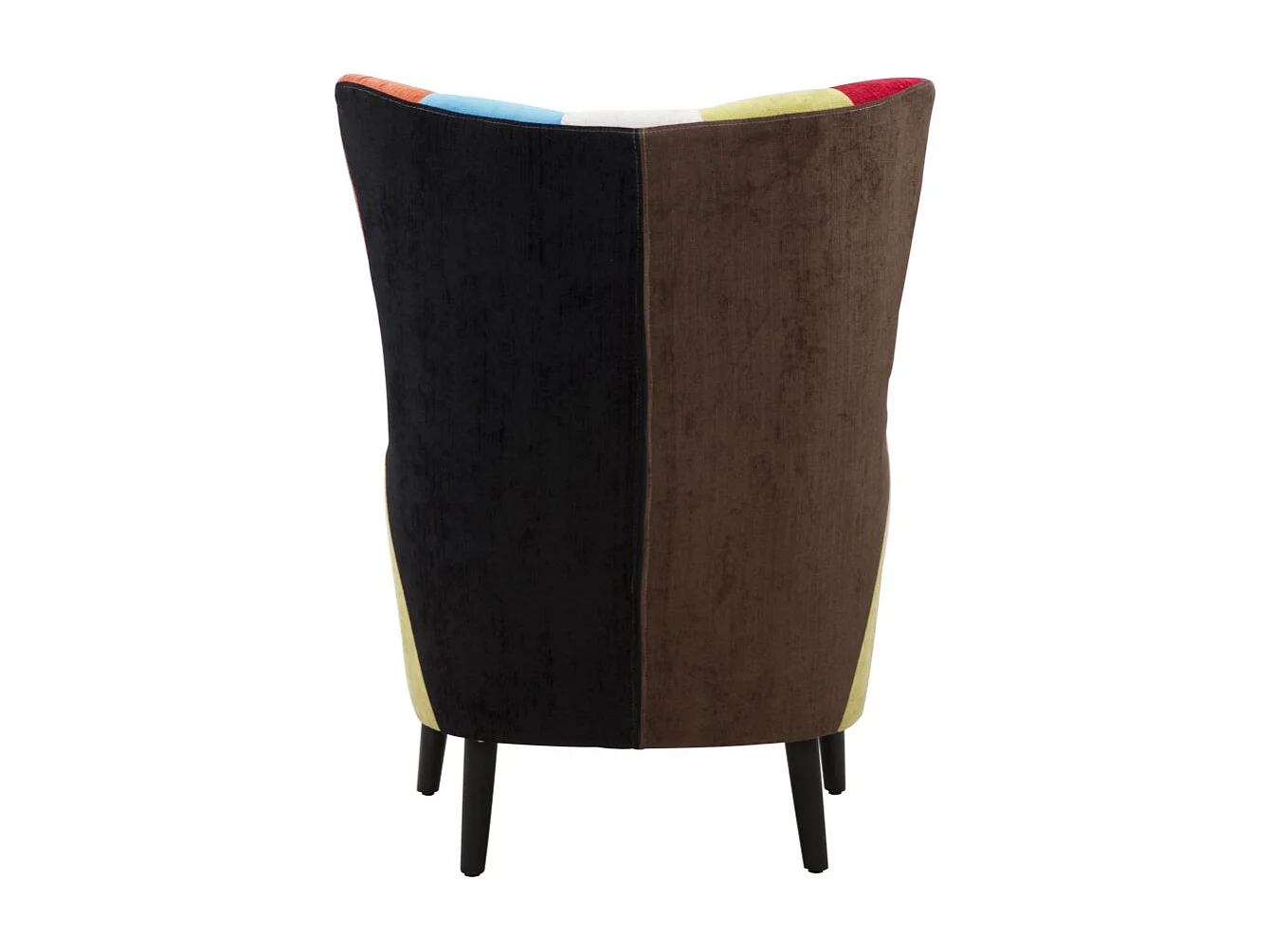 Fauteuil Design Patchwork "Impérial" 106cm Multicolore