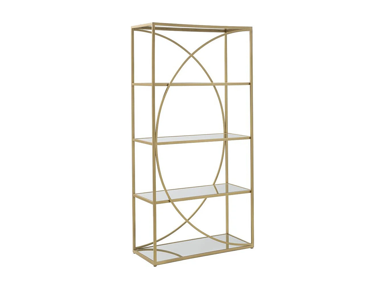 GLAMY BÜCHERREGAL 90X38X180 CM