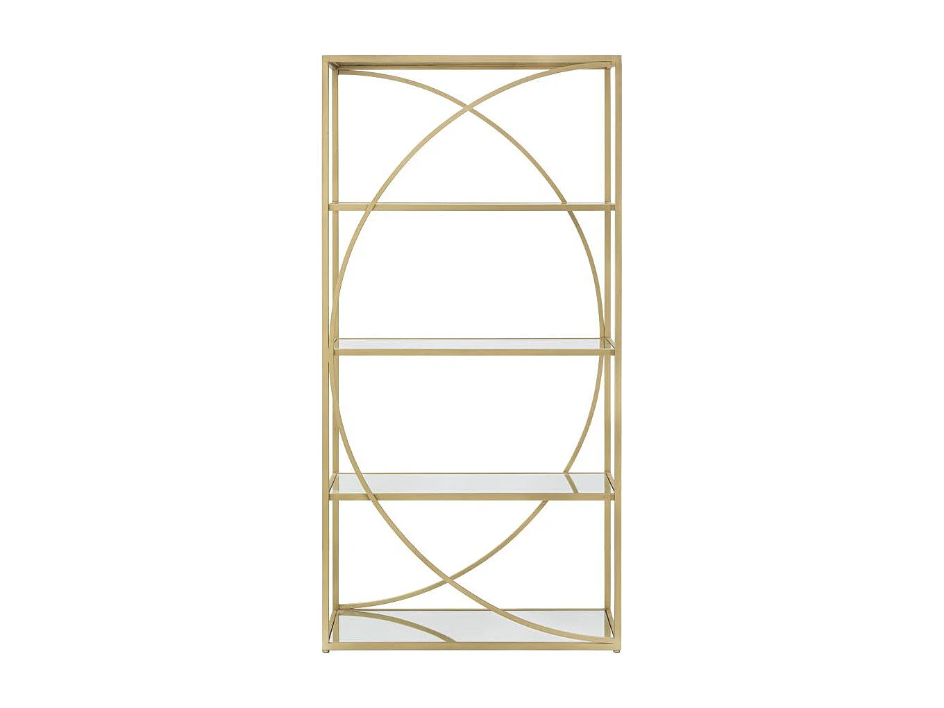 GLAMY BÜCHERREGAL 90X38X180 CM