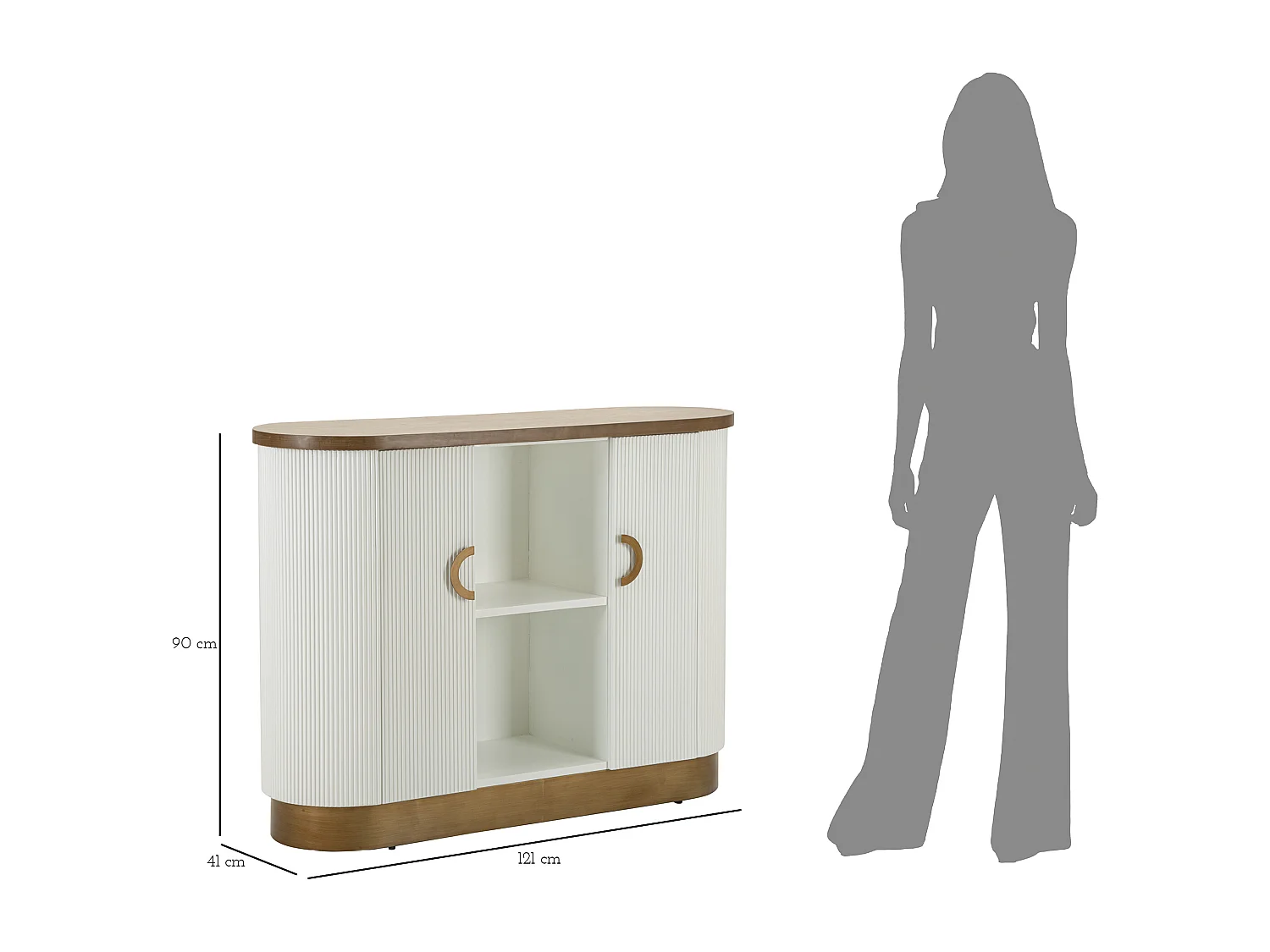 MÖBEL TOULOUSE CM 121X41X90