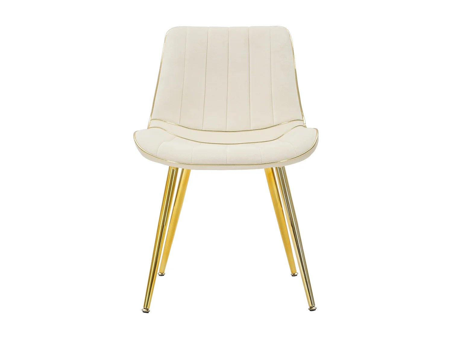 CONJUNTO CADEIRA PARIS CREME/OURO 2 PCS CM 51X59X79