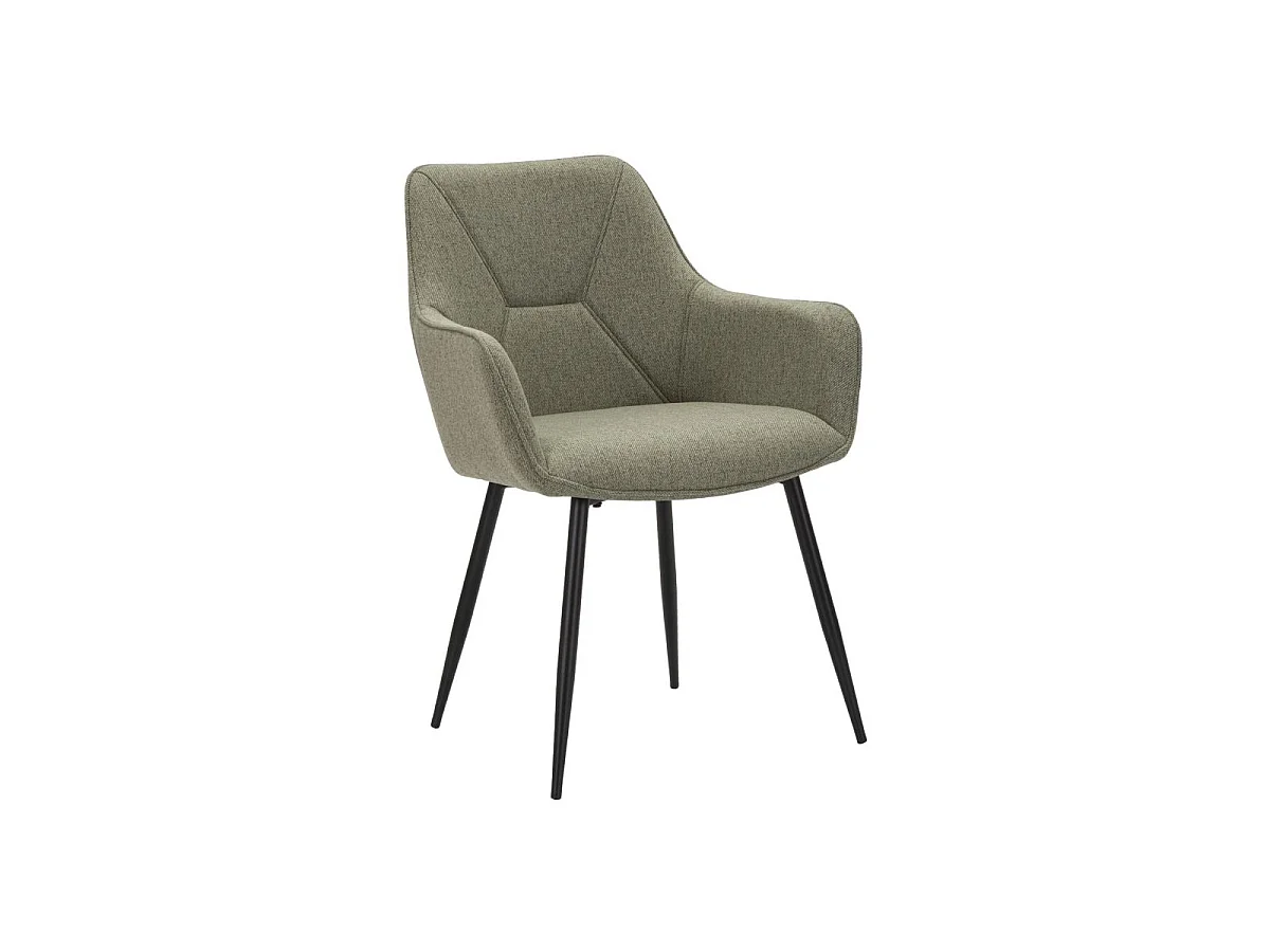 Lot de 2 Chaises Fauteuil "Vicenza" 85cm Vert