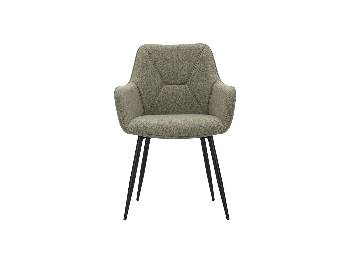 Lot de 2 Chaises Fauteuil "Vicenza" 85cm Vert