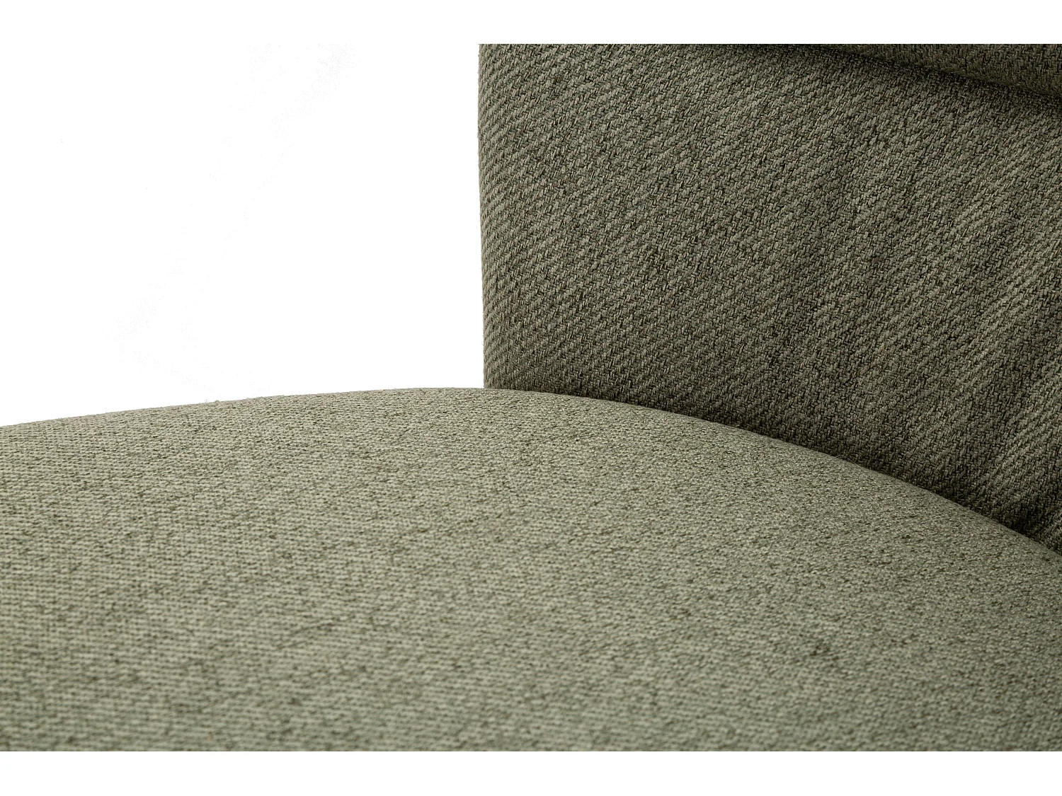 Set van 2 groene LOSANNA-stoelen 58x60,5x85 cm - Gestoffeerde stoelen met zwarte metalen poten - Glamoureus design uit de jaren 70